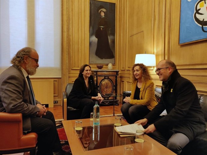 Amadeu Recasens, Ada Colau, Ester Capella i Joan Abad