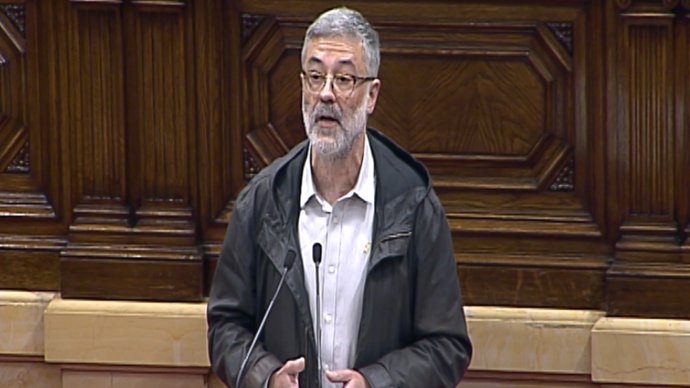 Carles Riera en el Parlament