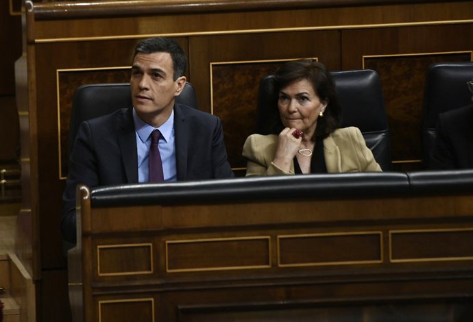 Pedro Sánchez compareix al Congrés per informar de la situació a Catalunya