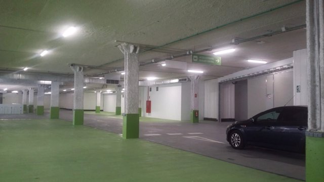 Imagen de la primera planta del parking de Ciudad de Brujas-Mercado Central