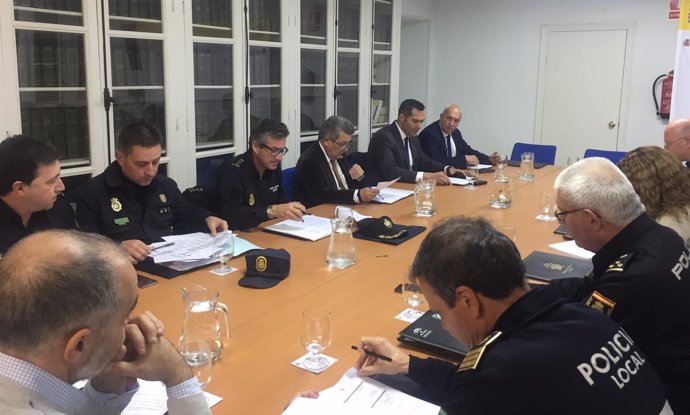 Reunión sobre el dispositivo de seguridad para el Sevilla-Krasnodar