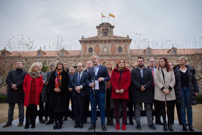 El presidente del Grupo Socialista en el Ayuntamiento de Barcelona, Jaume Collbo