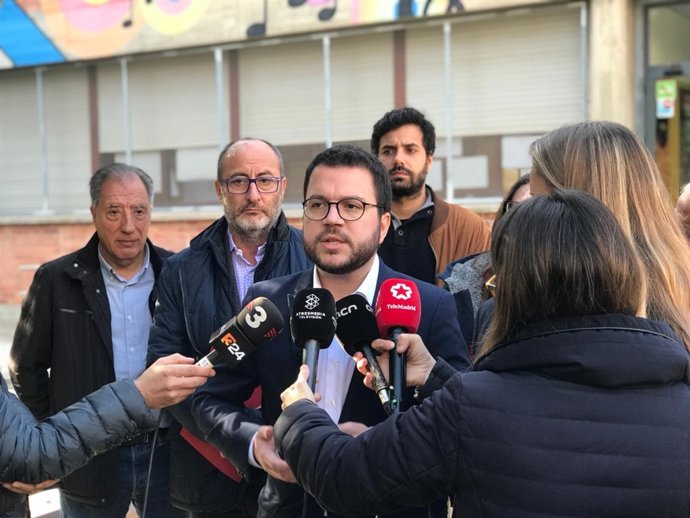 El vicepresident de la Generalitat, Pere Aragonès