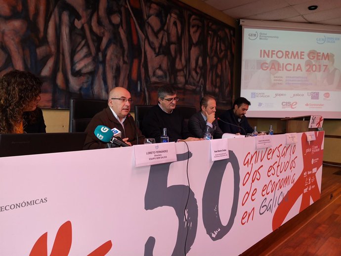 Presentación del informe del grupo GEM sobre emprendimiento en Galicia