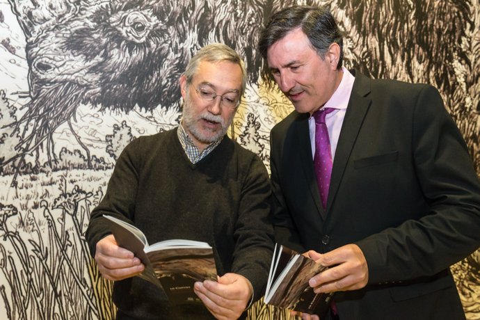 Ontañón y Fernández Mañanes con la guía