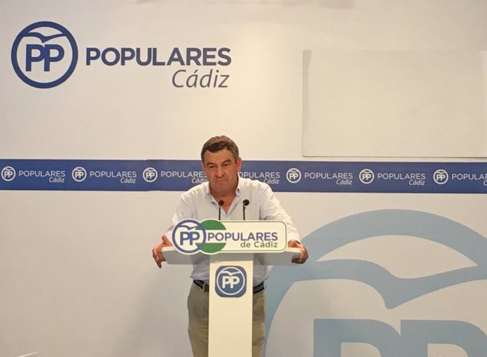 El portavoz del PP en la Diputación de Cádiz, José Loaiza