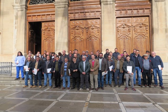 Entrega de ayudas a ganaderos trashumantes de la provincia de Jaén.