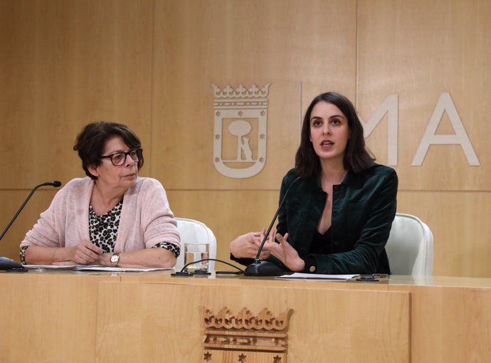 Las concejales de Madrid Rita Maestre e Inés Sabanés