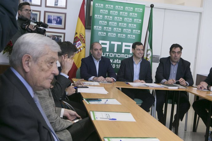  El presidente del PP-A y candidato a la Presidencia de la Junta, Juanma Moreno,