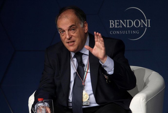 El presidente de LaLiga, Javier Tebas