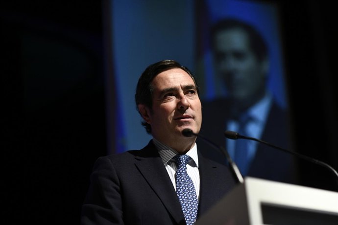  Antonio Garamendi, presidente la CEOE (Foto de archivo)
