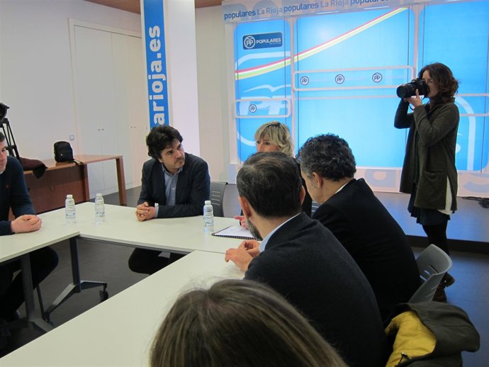 Mario Garcés, En Logroño