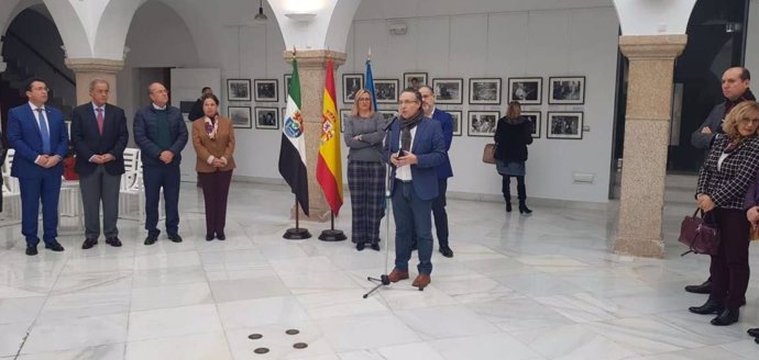 Inauguración de la eposición de El Periódico Extremadura