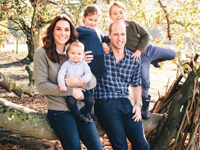 Las felicitaciones navideñas de la Casa Real Británica
