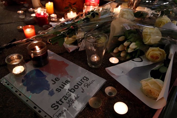 Homenaje a las víctimas del atentado de Estrasburgo