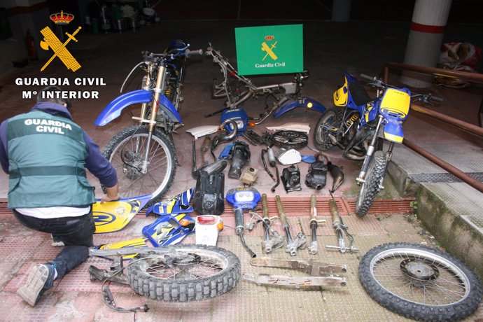 Motocicletas recuperadas en la Moraña. 14-12-18