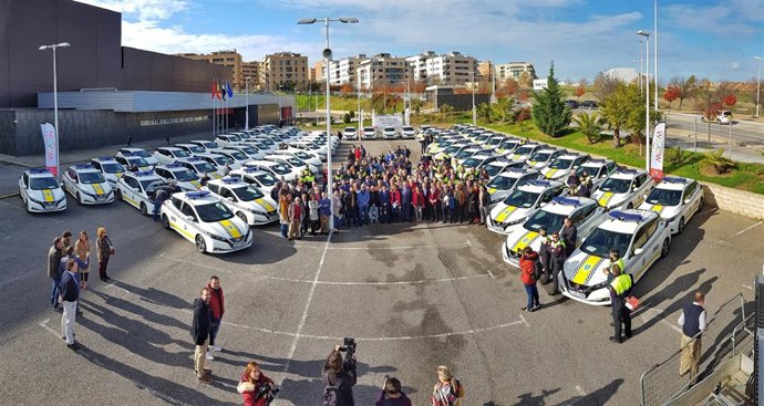 Entrega de vehículos eléctricos de la Diputación de Badajoz