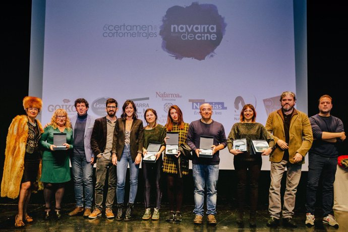 Premiados y finalistas del VI Certamen 'Navarra, Tierra de Cine'