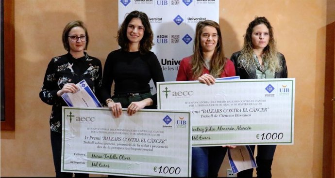 Ganadoras II Premios Baleares contra el Cáncer