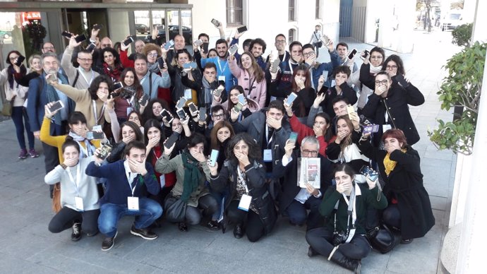Concentración de periodistas en Cádiz