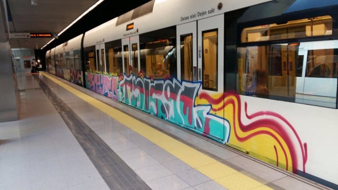CGT denuncia intrusiones y vandalismo de grafiteros en talleres de Metrovalencia