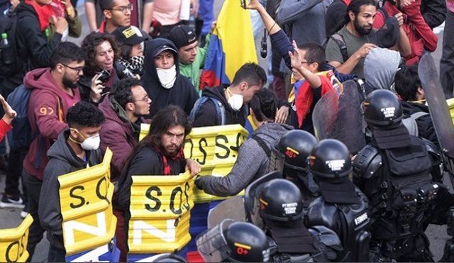 Protestas Colombia