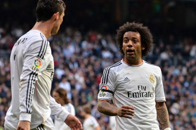 Marcelo y Cristiano Ronaldo 