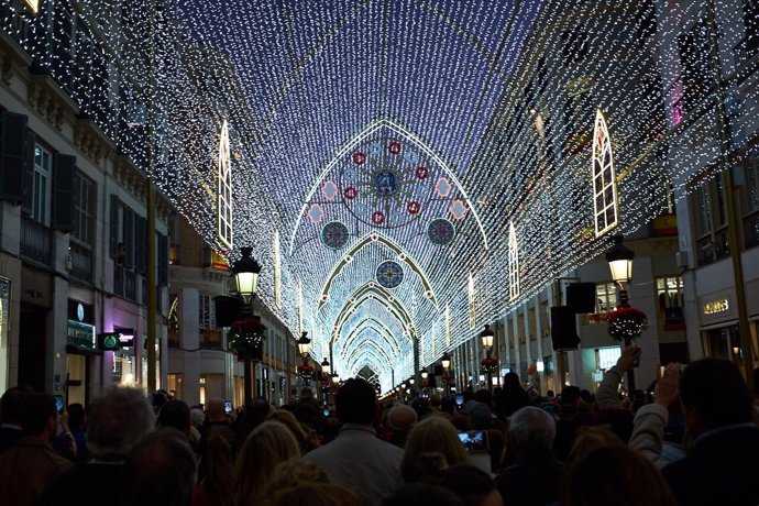 Iluminación Navideña en Málaga