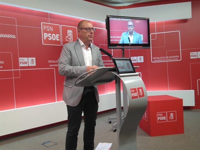 El parlamentario del PSN, Carlos Gimeno