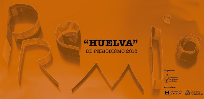 Cartel sobre el Premio Huelva de Periodismo