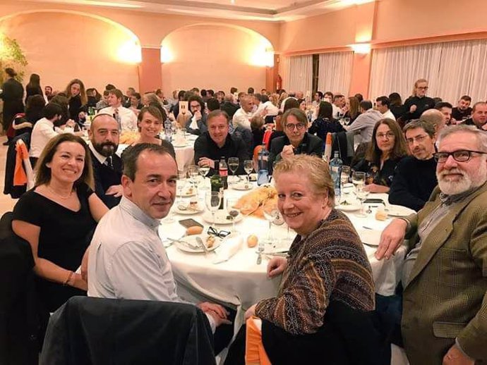 Cs Baleares durante su tradicional  cena de Navidad