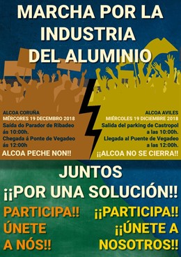 MARCHA POR LA INDUSTRIA DEL ALUMINIO
