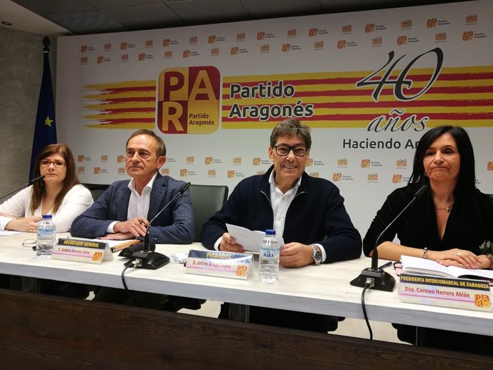 Comité Intercomarcal del Partido Aragonés en Zaragoza