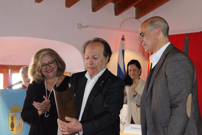 Javier Marías recoge el premio en Zafra