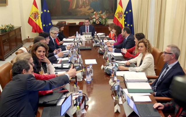 Reunión del Consejo de Ministros cuando se hizo en Sevilla.