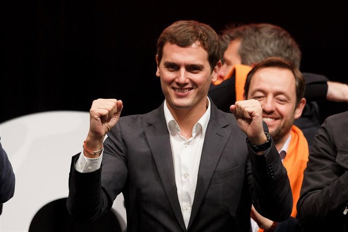 Albert Rivera en un mitin