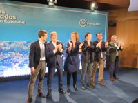 Casado defiende al PP como "el paraguas más fuerte" del constitucionalismo en Barcelona