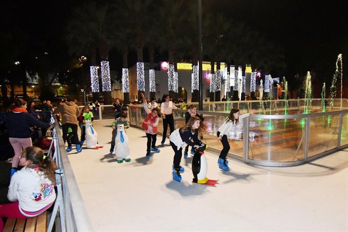 La pista de hielo de Tomares