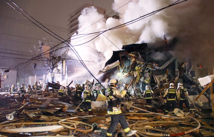 Explosión en un restaurante de Sapporo