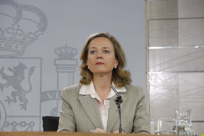 La ministra de Economía, Nadia Calviño