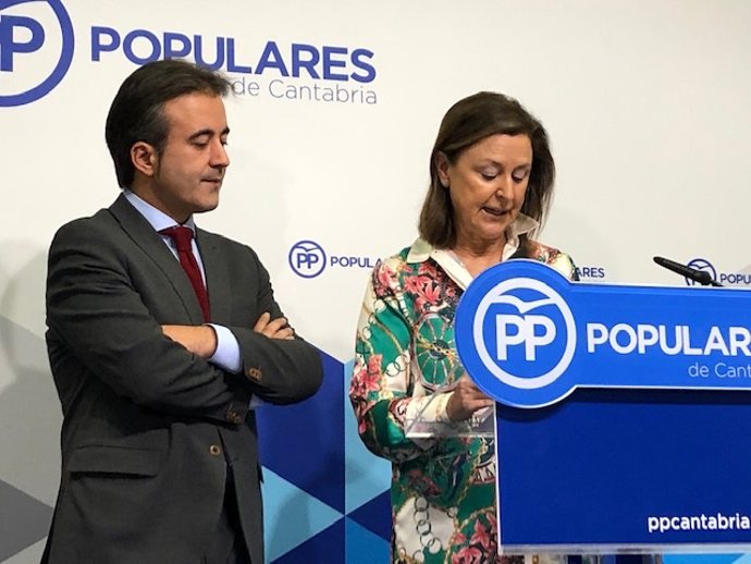 Diego Movellán y Ana Madrazo, diputados nacionales del PP por Cantabria