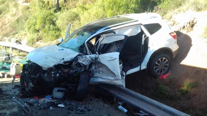 Muere un conductor en Sant Salvador de Guardiola (Barcelona)