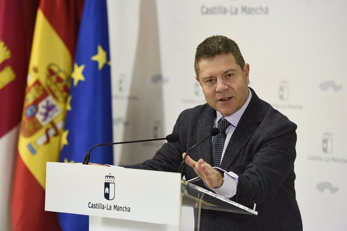 García-Page en un acto en Valenzuela de Calatrava