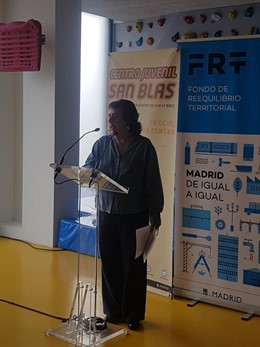 Concejala-presidenta de San Blas-Canillejas, Marta Gómez Lahoz,