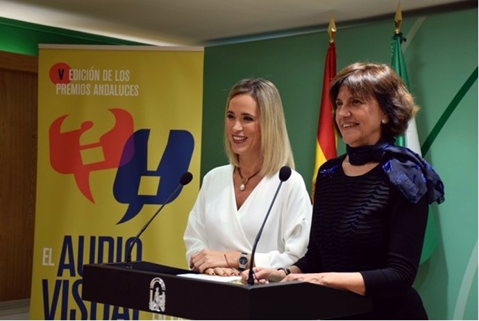 Alba y Fernández presentan los premios audiovisual en Málaga