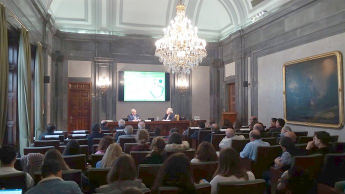 Alfonso Guerra en unas jornadas sobre los 40 años de la Constitución