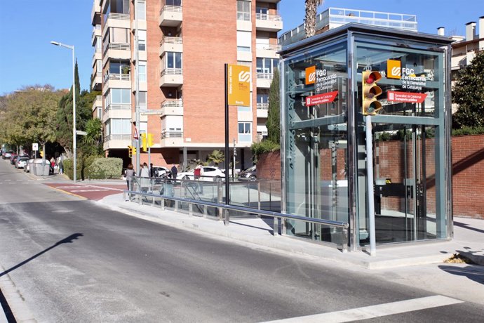 FGC millora l'accessibilitat de l'estació de Sarrià amb un ascensor