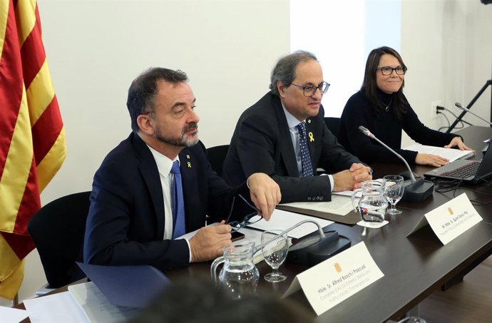 Alfred Bosch, Quim Torra i Laura Foraster