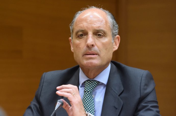 El 'expresident' Francisco Camps, en su intervención en Les Corts