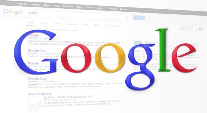 Imatge web principal de Google